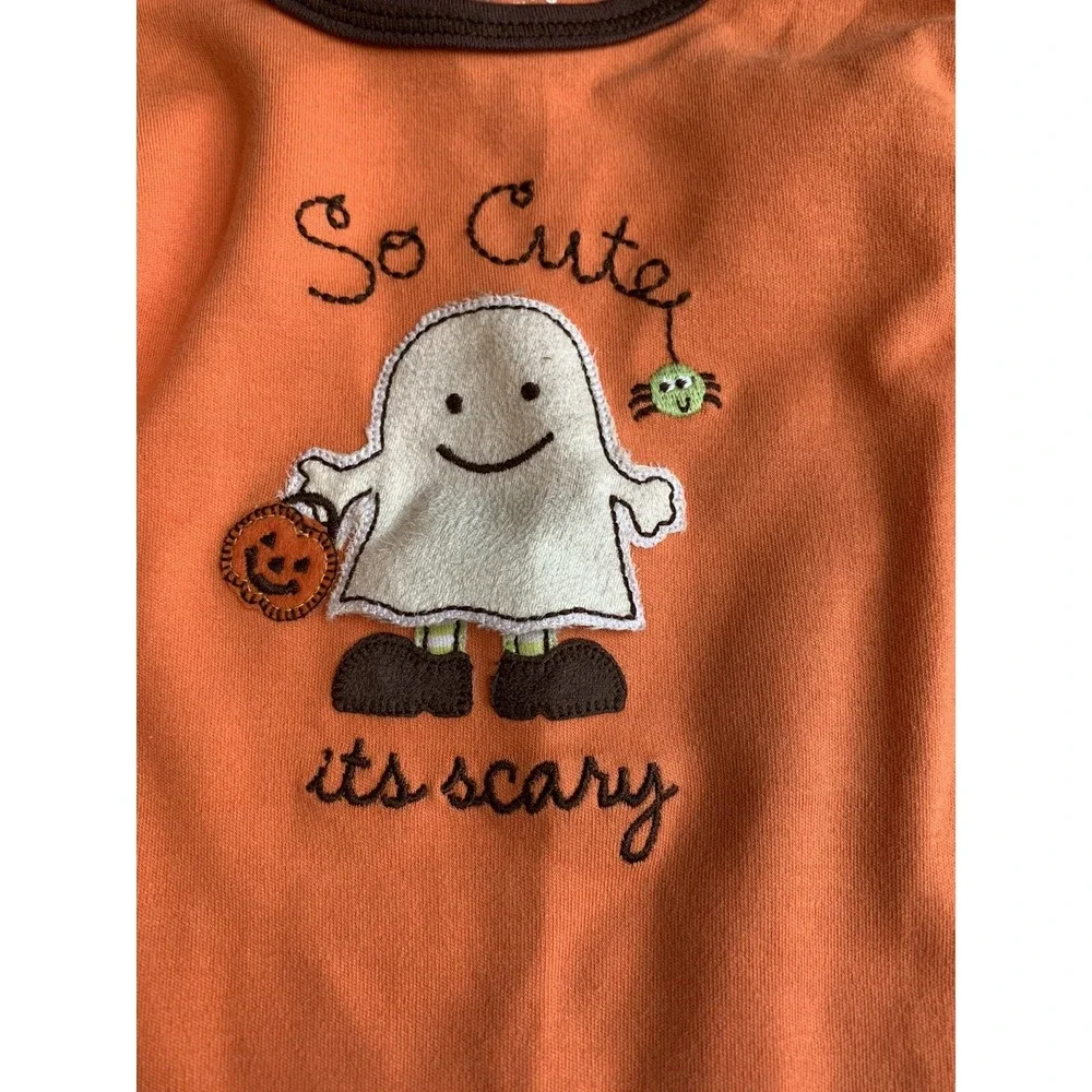 NEW Carter's Size 6 Months Halloween Body Suit So Cute It's Scary Ghost NWT